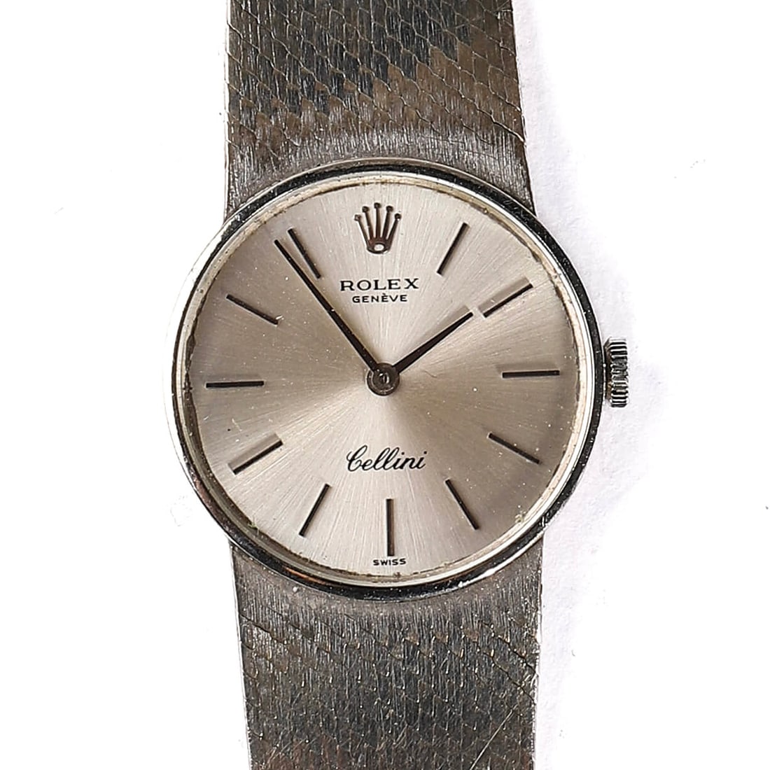 ROLEX CELLINI WHITE GOLD WRISTWATCH (1 of 5)