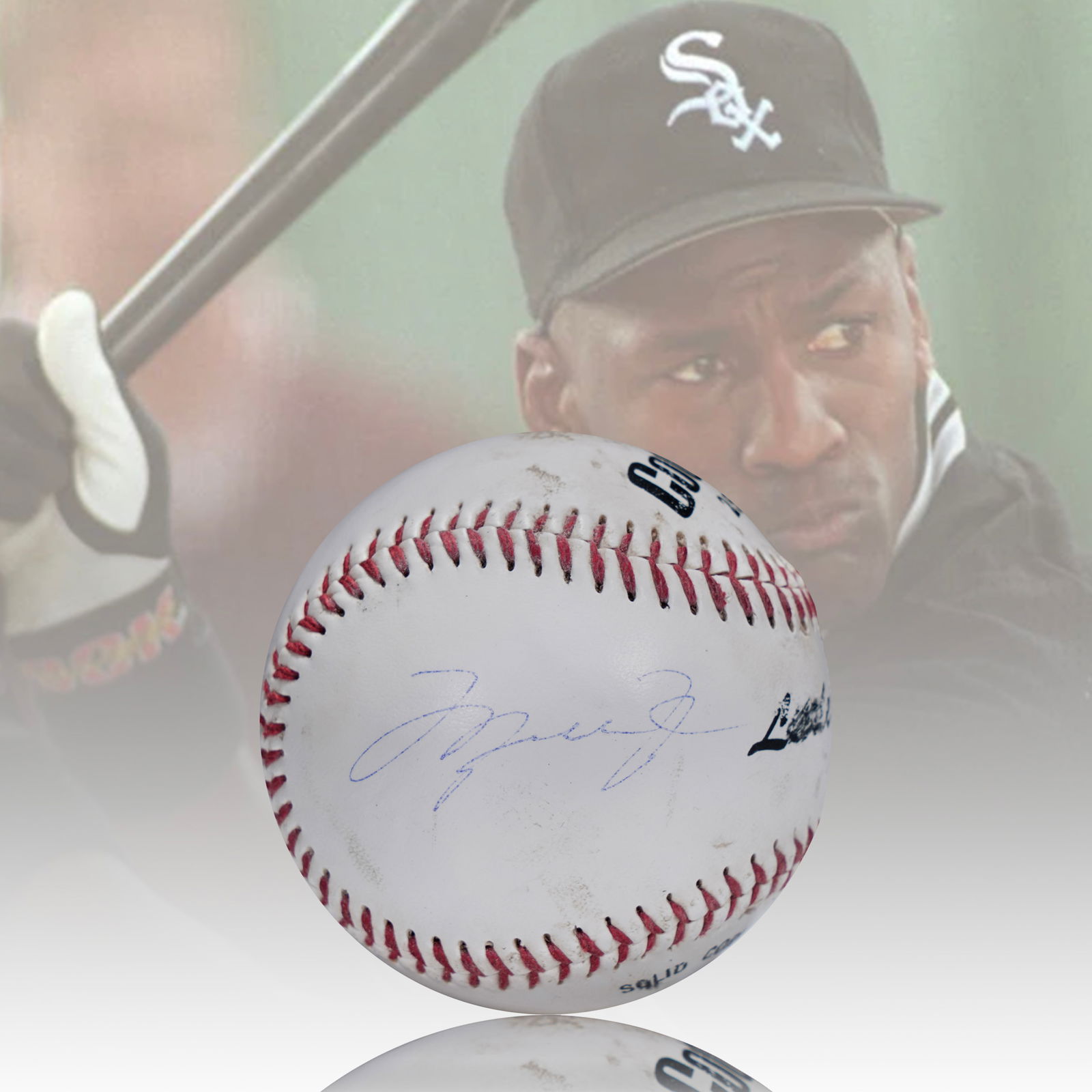 MICHAEL JORDAN SIGNED BASEBALL (1 of 1)