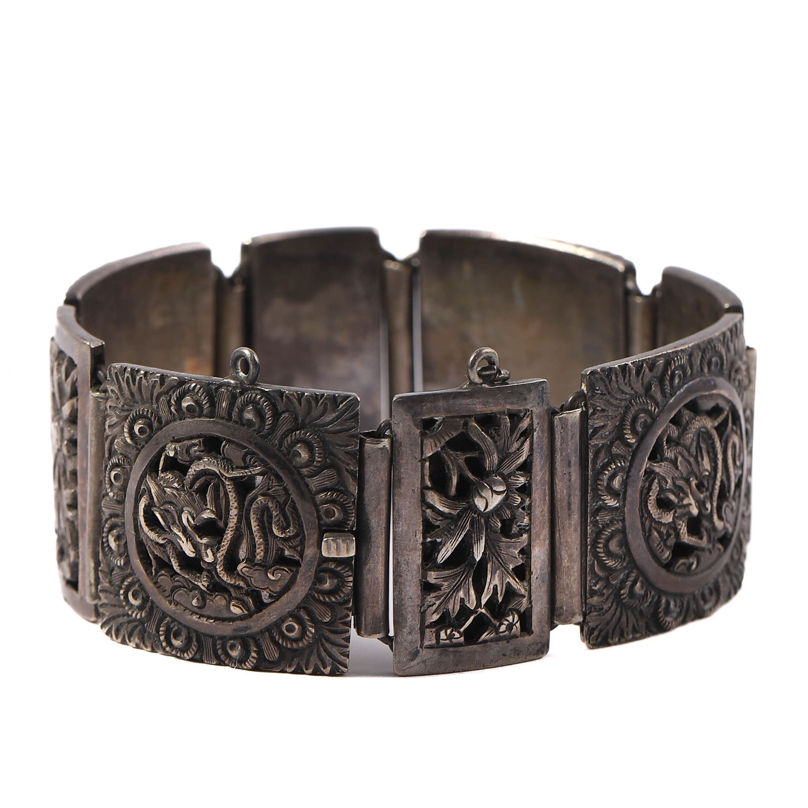 SILVER OPENWORK BRACELET (1 of 3)