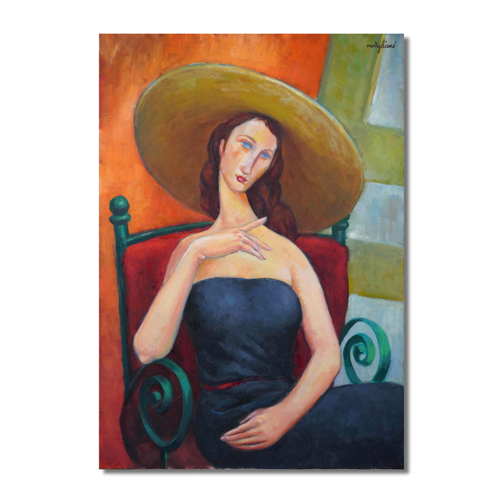 AMADEO MODIGLIANI (1884-1920), ATTRIBUTED TO, OIL ON CANVAS (1 of 3)