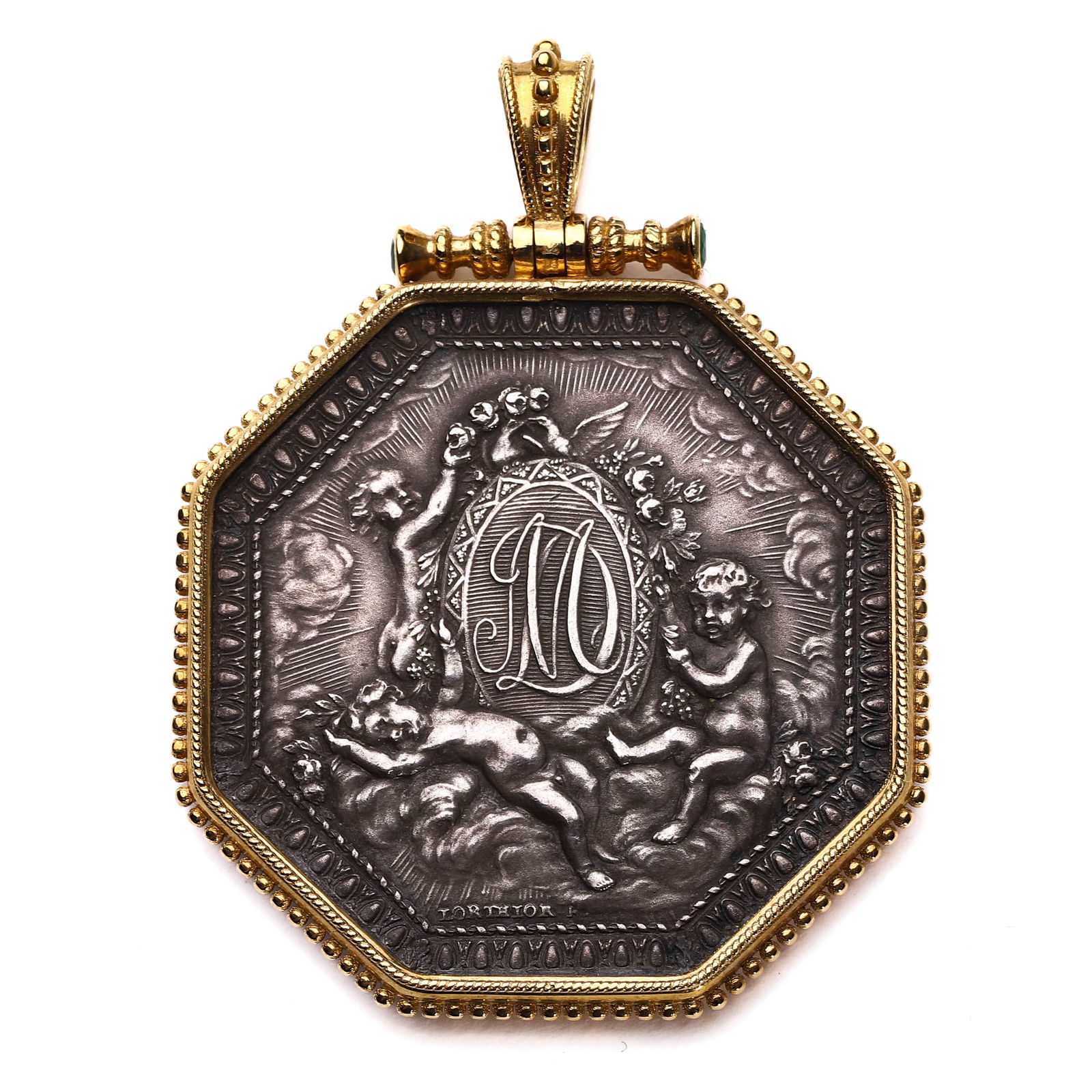 MARRIAGE TOKEN OF LOUIS D’AUMONT AND LOUISE-JEANNE DE DURFORT DE DURAS, 18TH CENTURY (1 of 3)