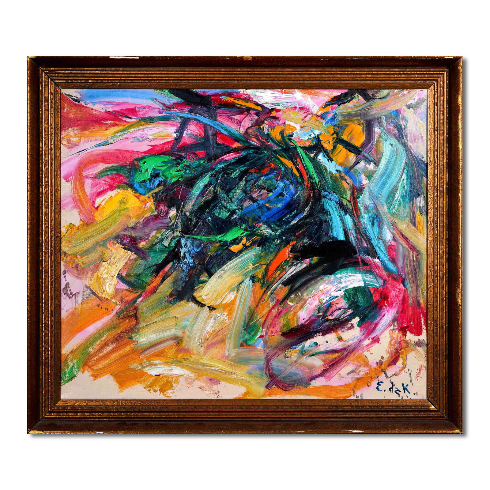 ELAINE DE KOONING (1918–1989), ATTRIBUTED TO, OIL ON CANVAS (1 of 2)