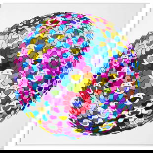 TAKASHI MURAKAMI (B.1962), OFFSET LITHOGRAPH: Image Size: 27 1/8 x 27 1/8 in (69 x 69 cm) Signed (lower right) Takashi Murakami (B.1962) is a Japanese contemporary artist. He works in fine arts media (such as painting and sculpture) as well as co