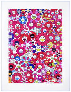 TAKASHI MURAKAMI (B.1962), OFFSET LITHOGRAPH: Image Size: 20 1/2 x 28 3/8 in (52 x 72 cm) Signed (lower right) Takashi Murakami (B.1962) is a Japanese contemporary artist. He works in fine arts media (such as painting and sculpture) as well as co