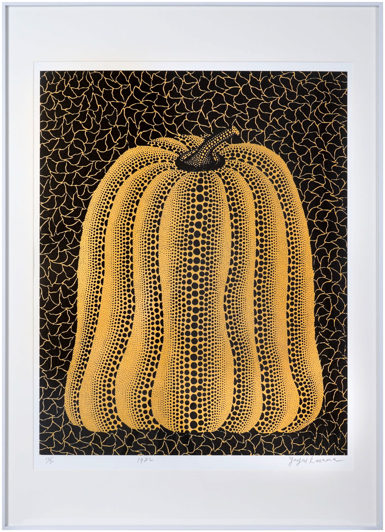 YAYOI KUSAMA (B.1929), SILKSCREEN PRINT (1 of 2)