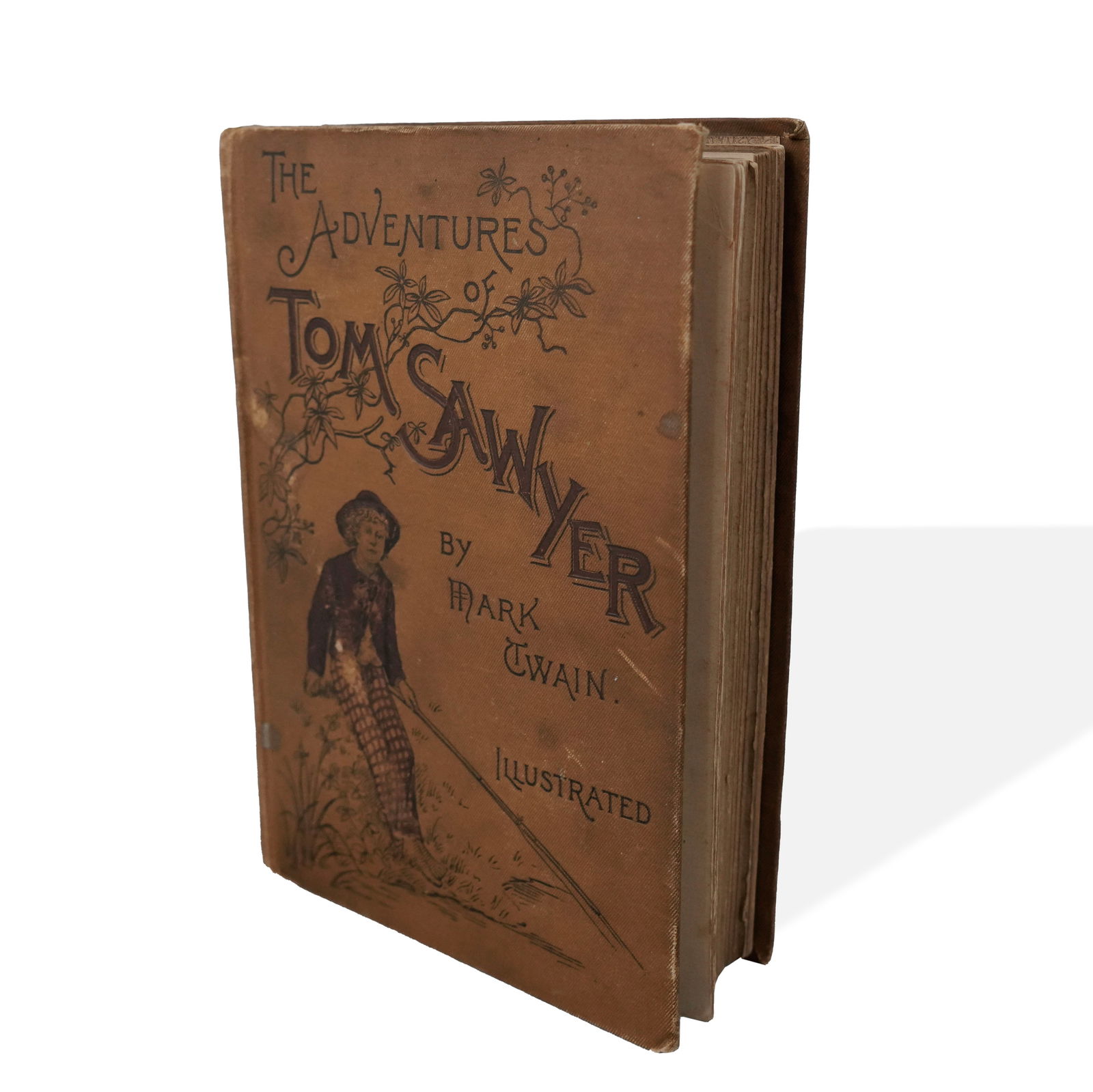 MARK TWAIN SIGNED EDITION OF "THE ADVENTURES OF TOM SAWYER" (1892) (1 of 3)