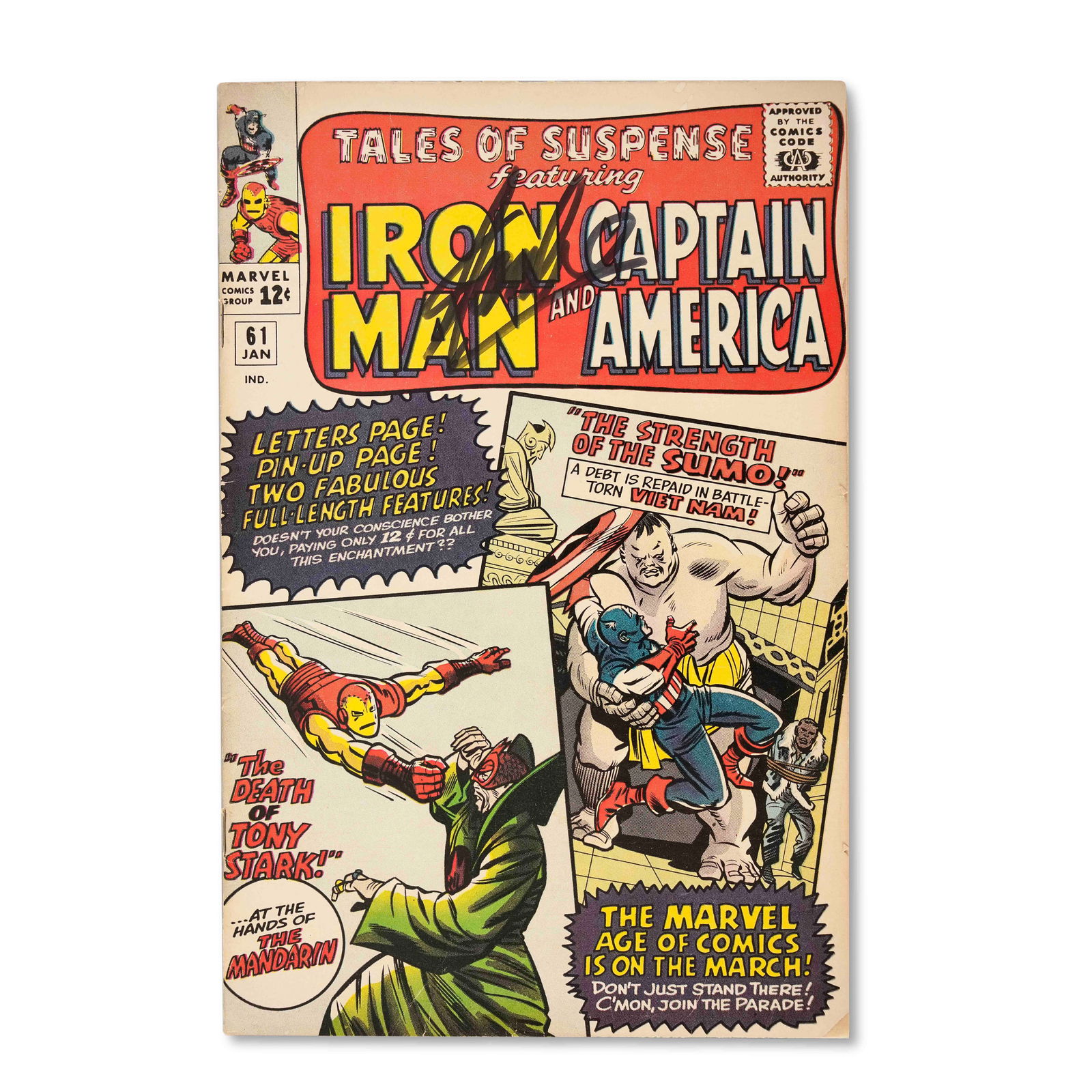 STAN LEE SIGNED TALES OF SUSPENSE #61 (1965) (1 of 5)