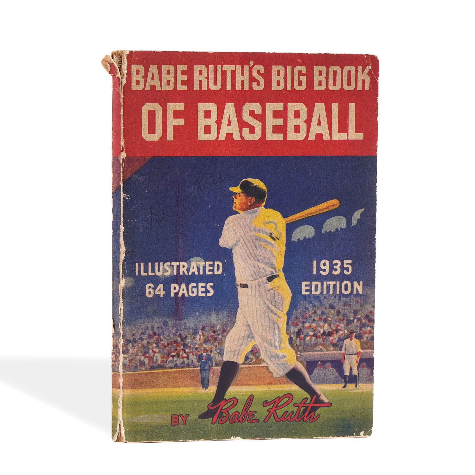 BABE RUTH SIGNED FIRST EDITION OF "BABE RUTH'S BIG BOOK OF BASEBALL," 1935 (1 of 5)