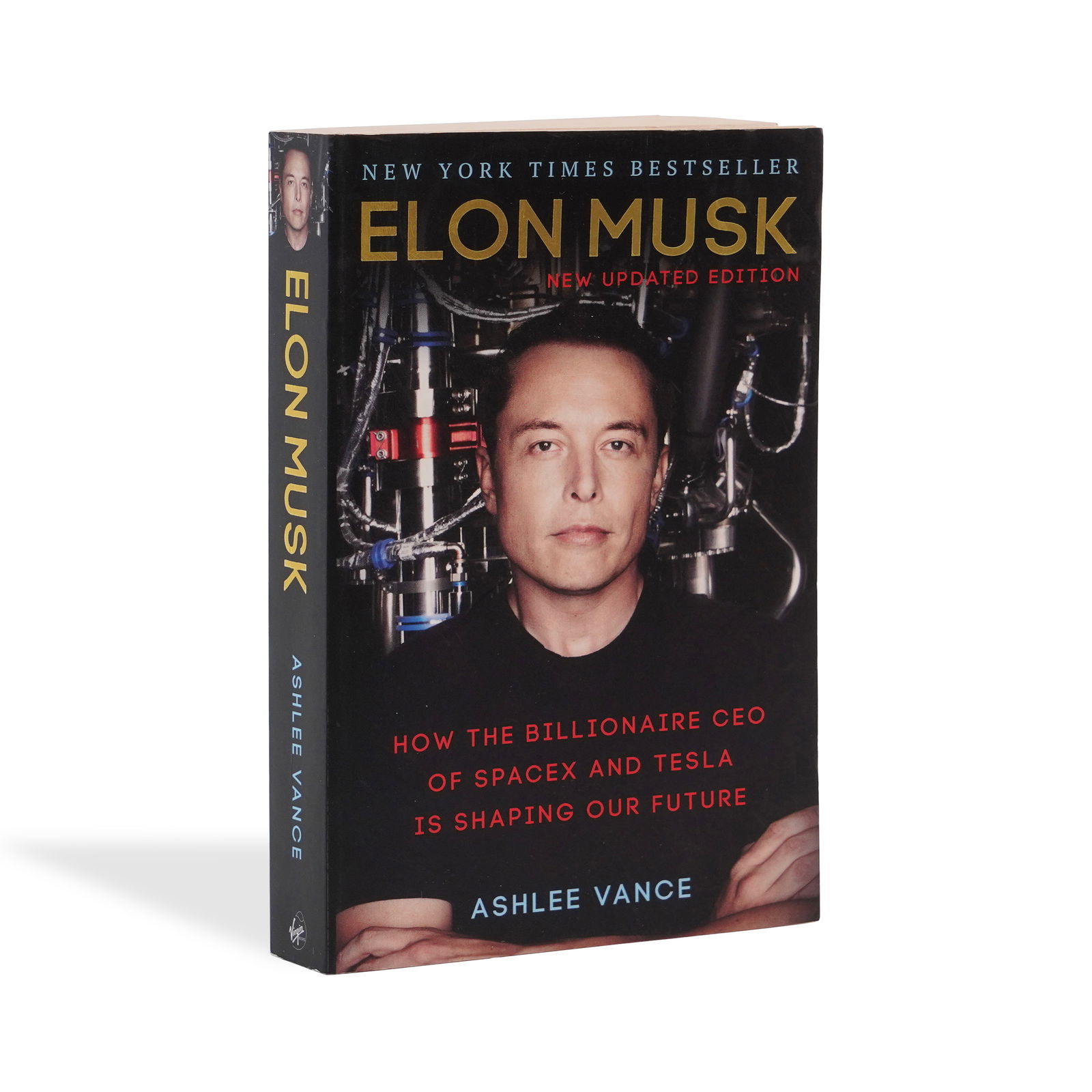 ELON MUSK SIGNED BOOK "ELON MUSK: HOW THE BILLIONAIRE CEO OF SPACEX AND TESLA IS SHAPING OUR (1 of 5)