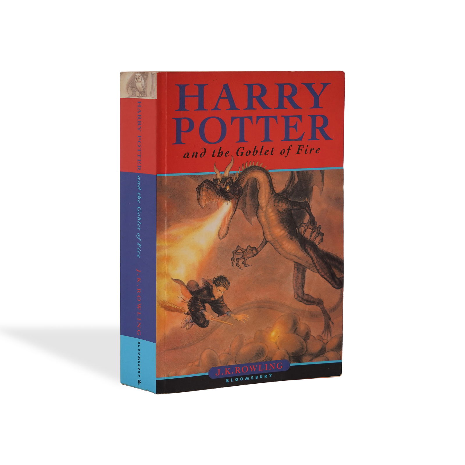 J.K. ROWLING SIGNED "HARRY POTTER AND THE GOBLET OF FIRE," FIRST EDITION, BLOOMSBURY, 2000 (1 of 5)