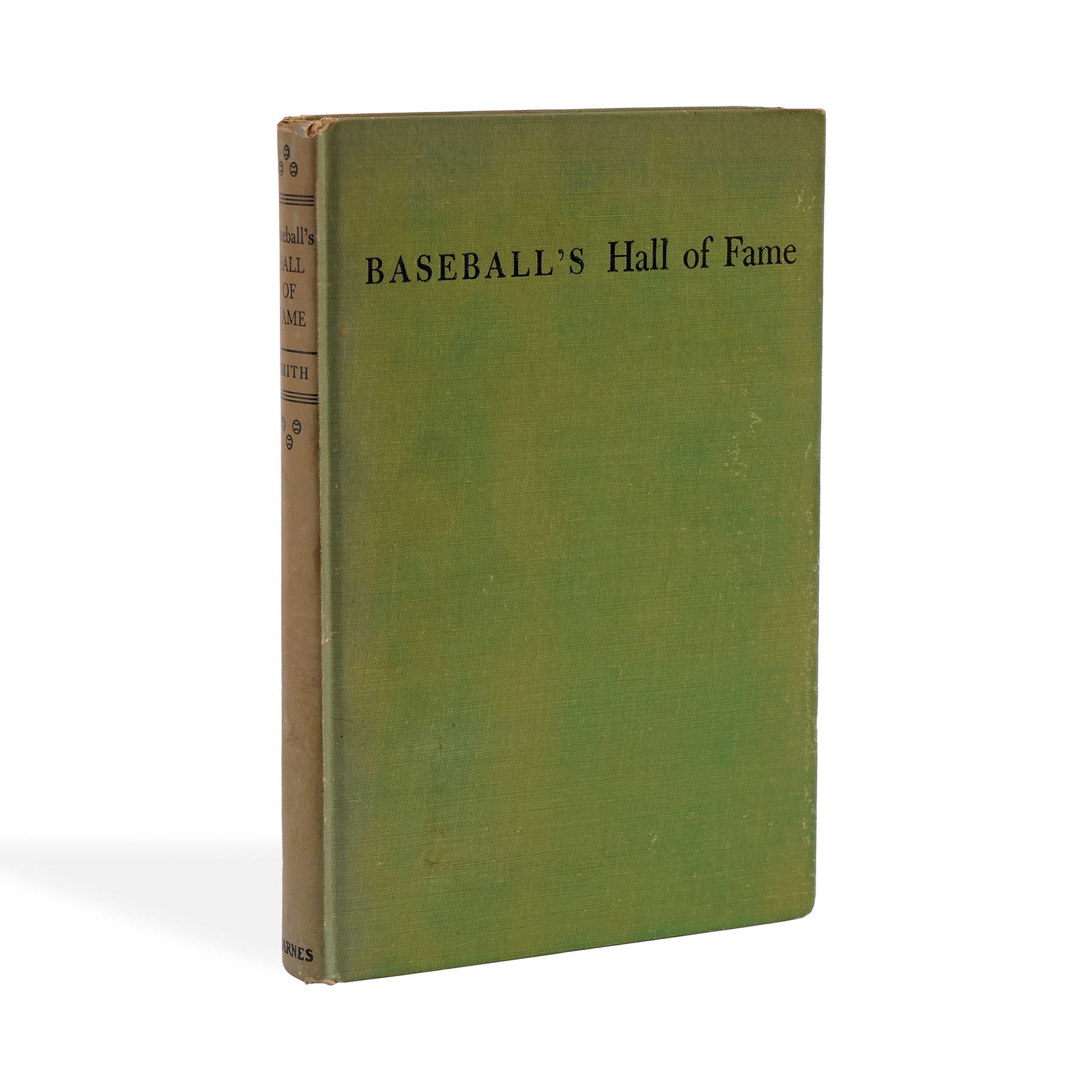 VERY RARE BABE RUTH SIGNED "BASEBALL'S HALL OF FAME" HARDCOVER BOOK, 1947 (1 of 5)