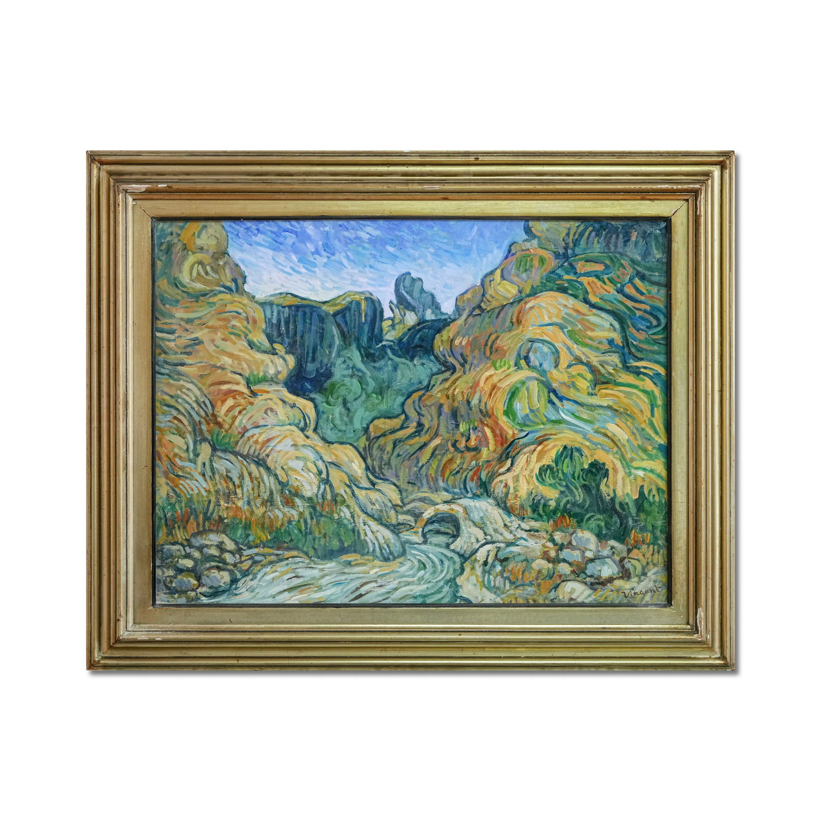 VINCENT VAN GOGH (1853-1890), ATTRIBUTED TO, OIL ON CANVAS (1 of 2)