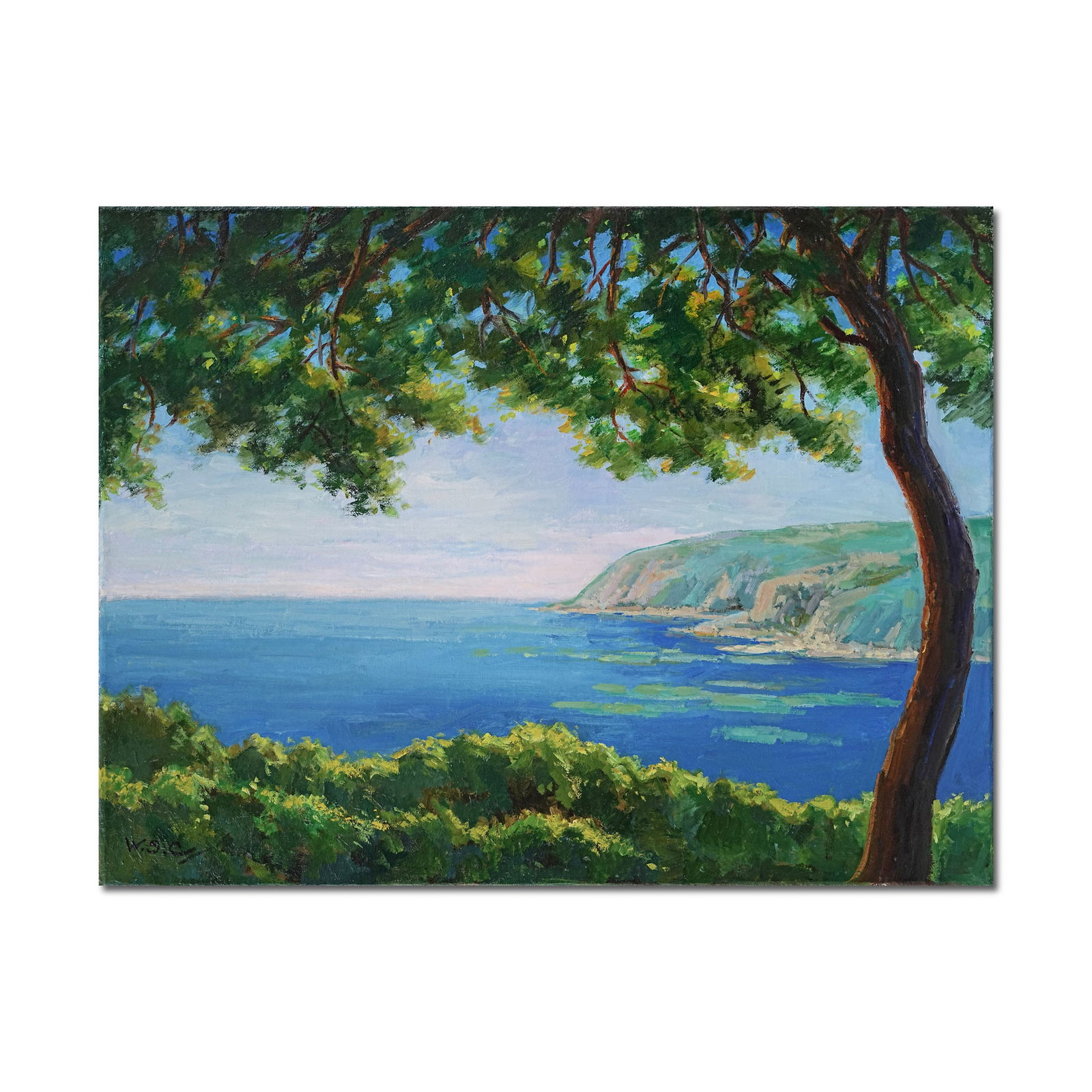 WINSTON CHURCHILL (1874-1965), ATTRIBUTED TO, OIL ON CANVAS (1 of 2)