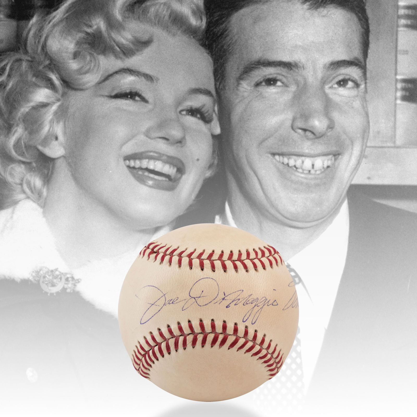 Joe DiMaggio & Marilyn Monroe Signed Official American League Baseball (1 of 4)
