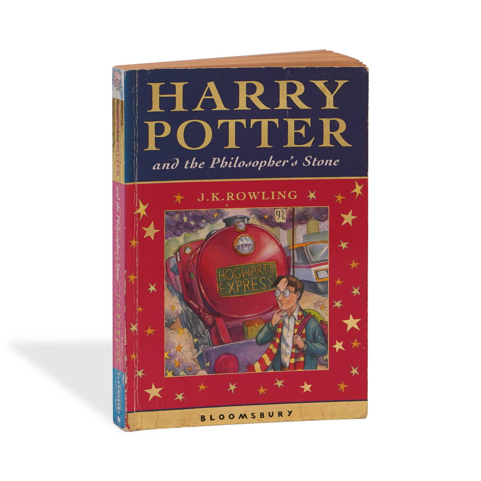 J.K. ROWLING SIGNED "HARRY POTTER AND THE PHILOSOPHER'S STONE", BLOOMSBURY, 2001 (1 of 5)