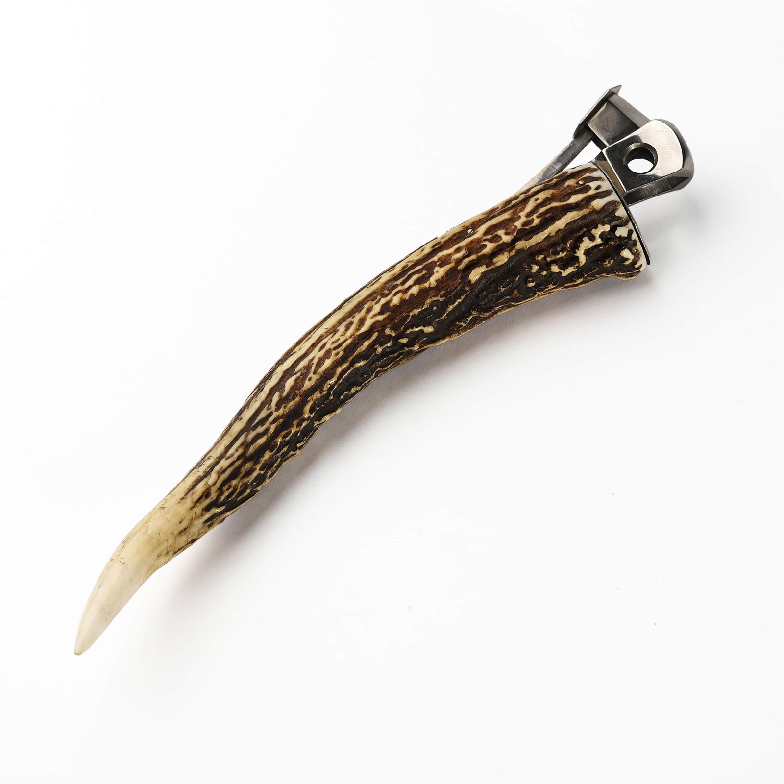 PFEILRING SOLINGEN STAG HORN-HANDLED STAINLESS STEEL CIGAR CUTTER (1 of 6)