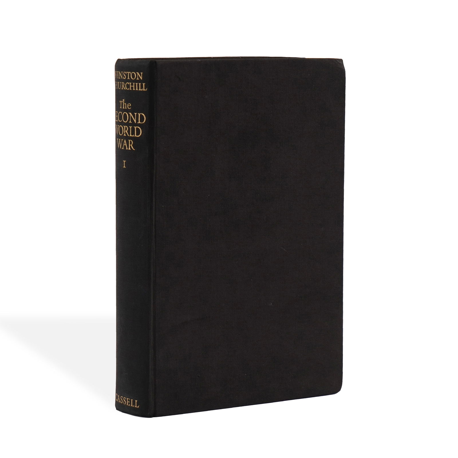 WINSTON CHURCHILL SIGNED BOOK: "THE SECOND WORLD WAR", VOLUME I (1 of 6)