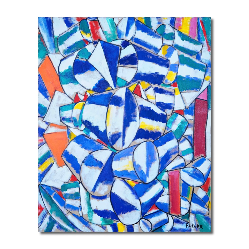 FERNAND LEGER (1881-1955), ATTRIBUTED TO, OIL ON CANVAS (1 of 2)