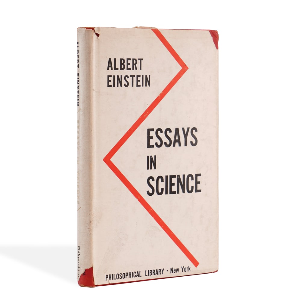 ALBERT EINSTEIN SIGNED "ESSAYS IN SCIENCE" FIRST EDITION (1 of 5)