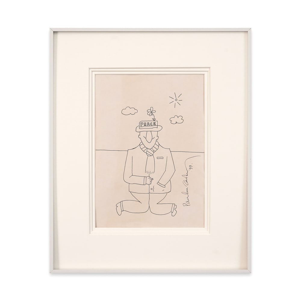 PAUL MCCARTNEY HAND-DRAWN AND SIGNED SKETCH (1 of 1)