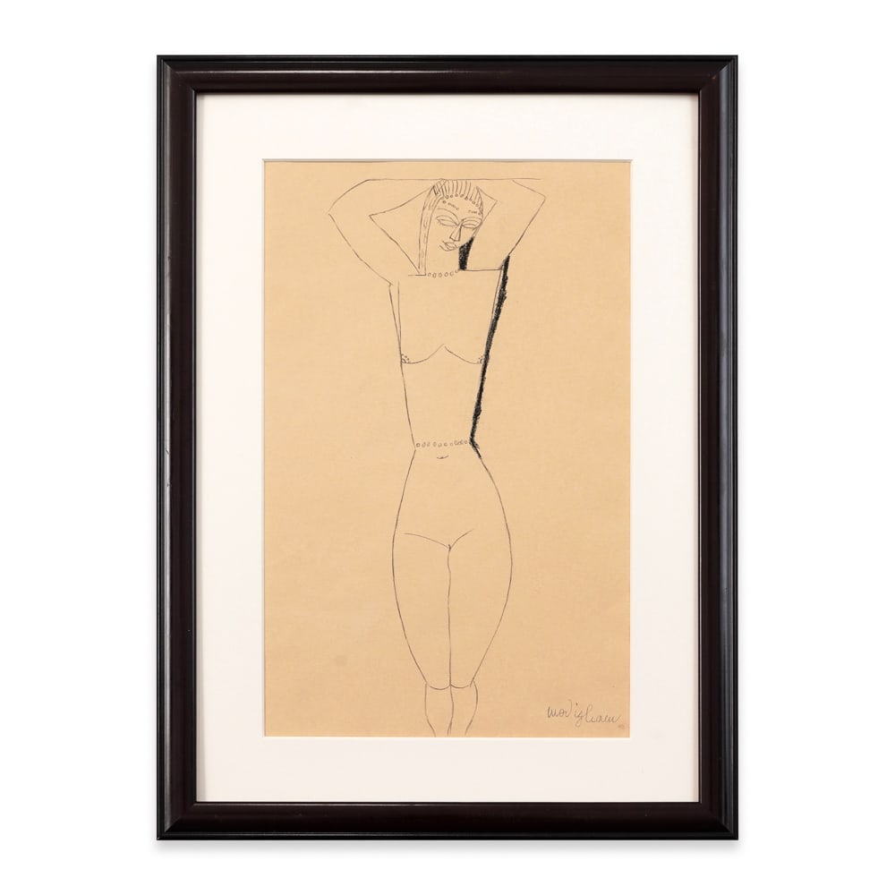 AMEDEO MODIGLIANI (1884-1920), SKETCH ON PAPER (1 of 1)