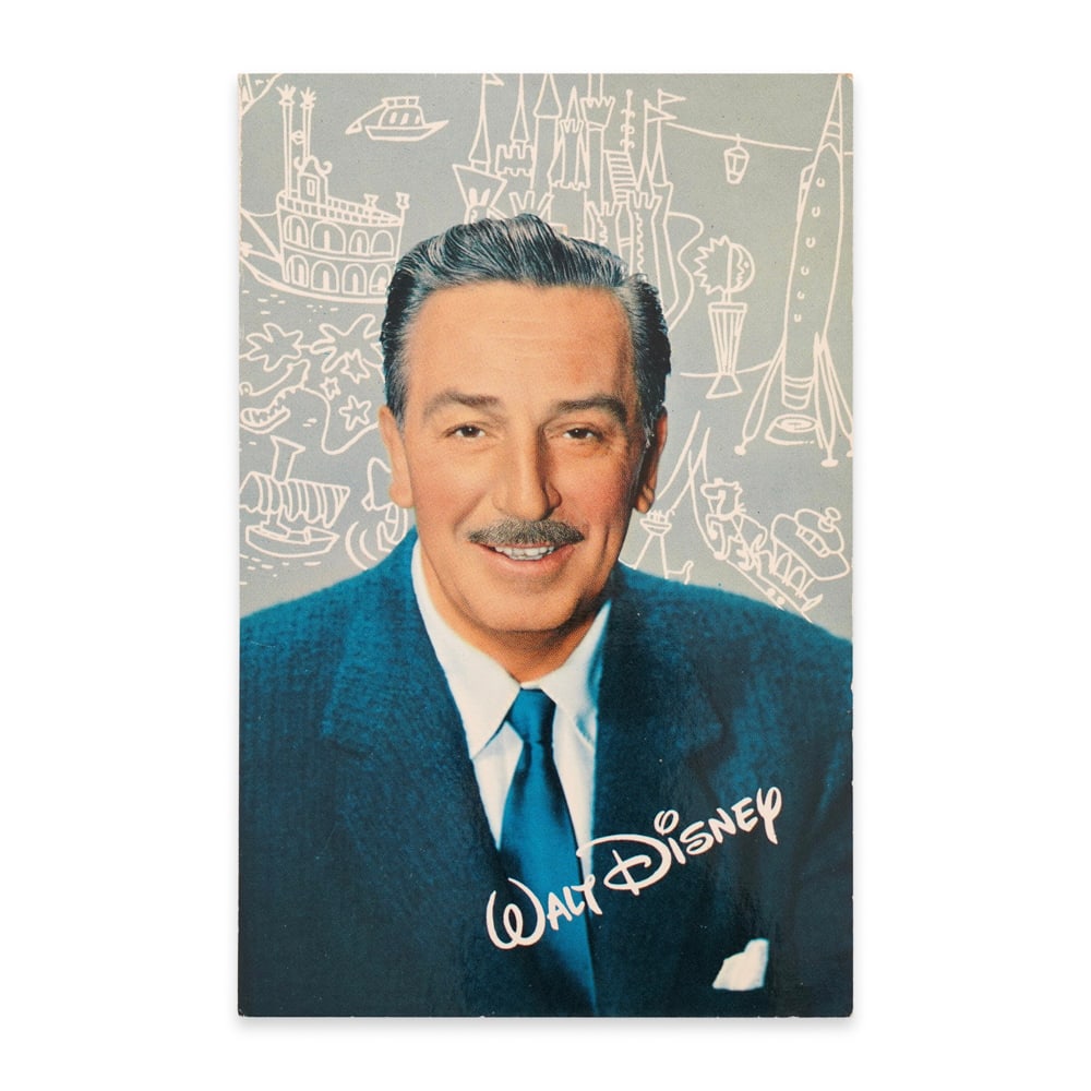 WALT DISNEY SIGNED POSTCARD (1 of 2)