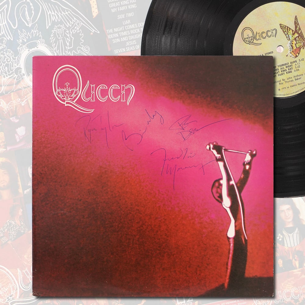QUEEN FULLY SIGNED QUEEN LP (1 of 5)