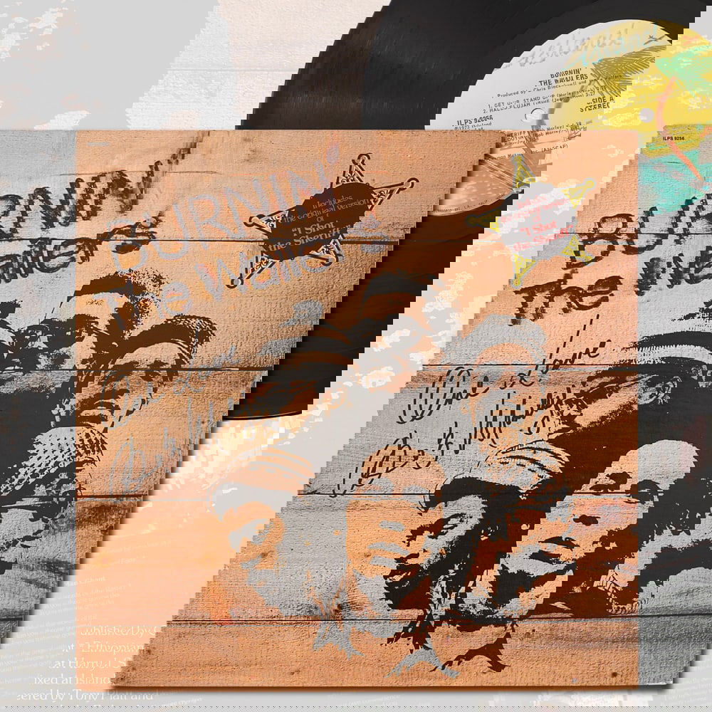 BOB MARLEY SIGNED LP "BURNIN'" (1 of 6)