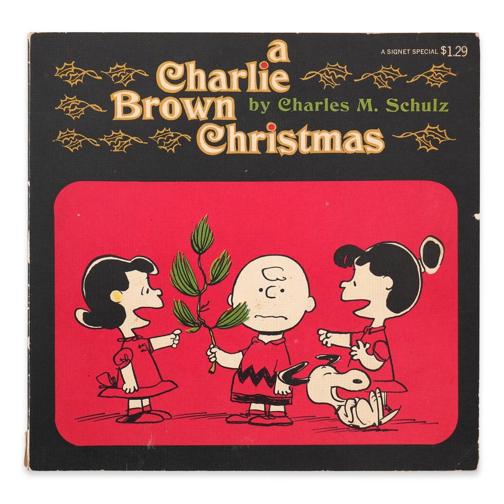 CHARLES M. SCHULZ SIGNED BOOK - A CHARLIE BROWN CHRISTMAS (1 of 4)