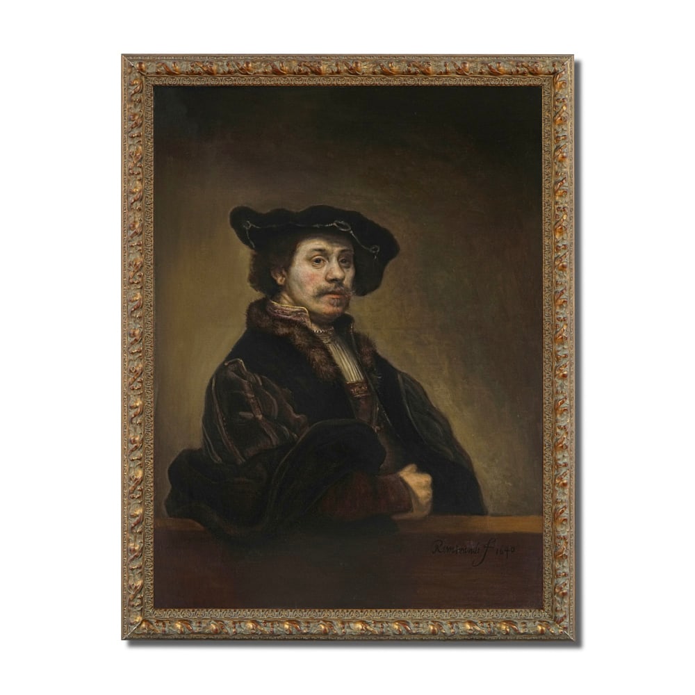 REMBRANDT VAN RIJN (1606-1669), OIL ON CANVAS (1 of 2)