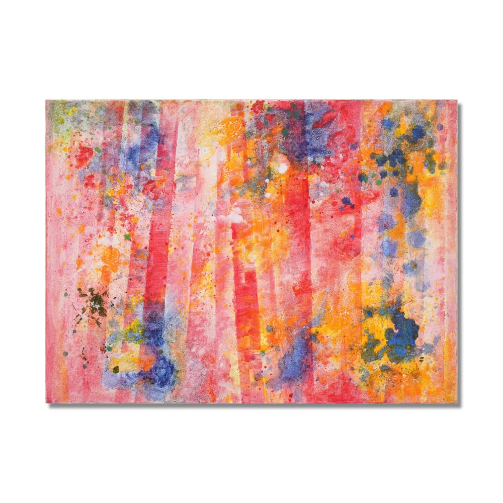 SAM GILLIAM (B.1933), ACRYLIC ON CANVAS (1 of 2)