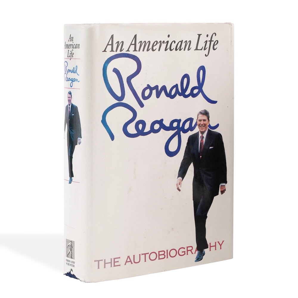 RONALD REAGAN SIGNED AN AMERICAN LIFE (1 of 5)