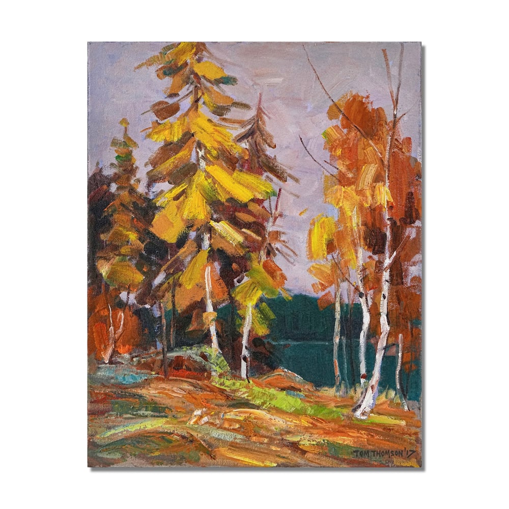 TOM THOMSON (1877-1917), OIL ON CANVAS (1 of 2)