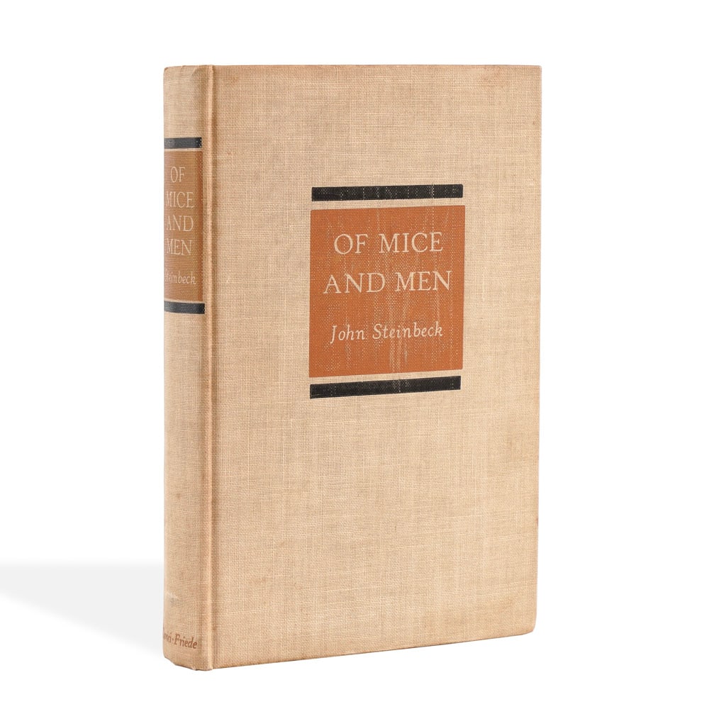 JOHN STEINBECK SIGNED OF MICE AND MEN (1 of 5)