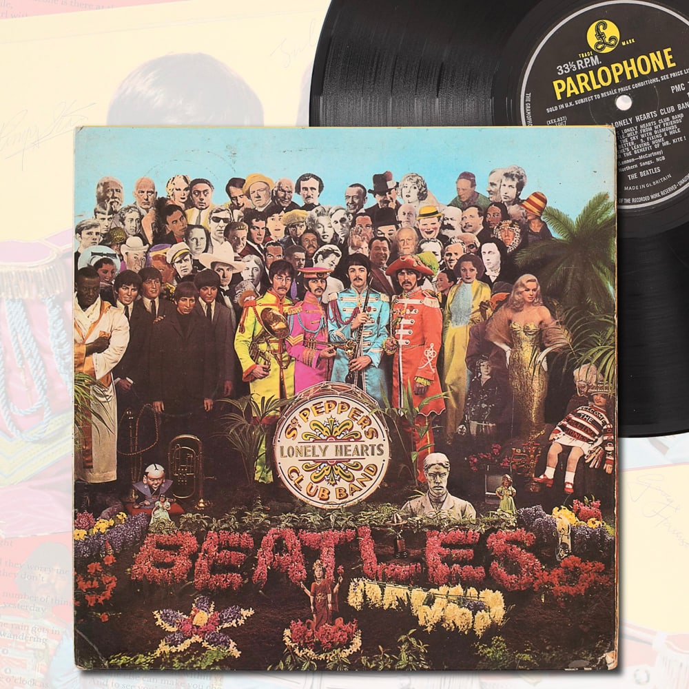 THE BEATLES FULLY SIGNED "SGT. PEPPER'S LONELY HEARTS CLUB BAND" LP (1 of 5)