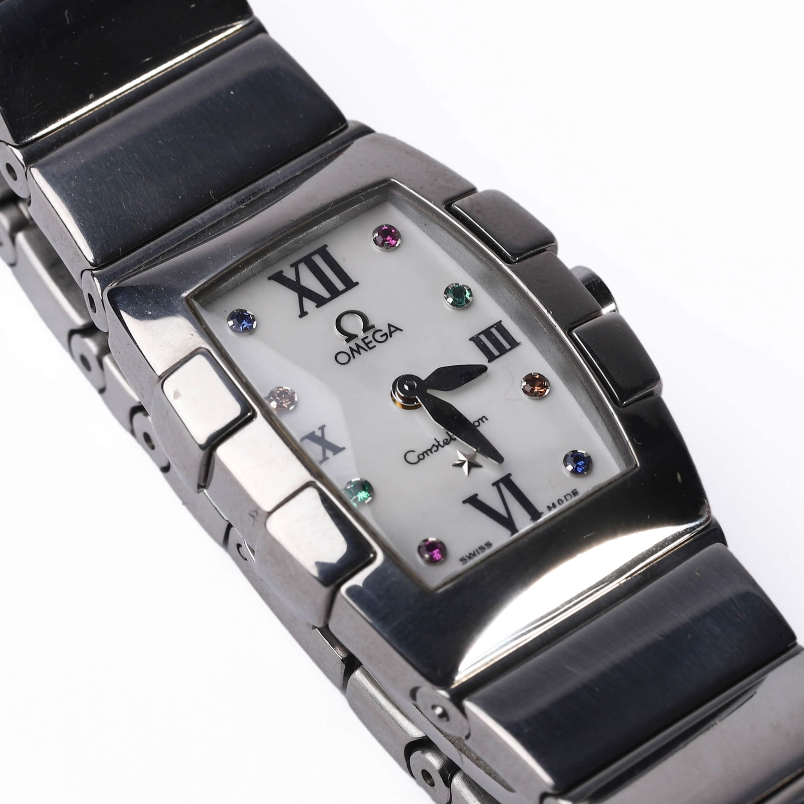 OMEGA CONSTELLATION QUADRELLA STAINLESS STEEL WRISTWATCH (1 of 7)