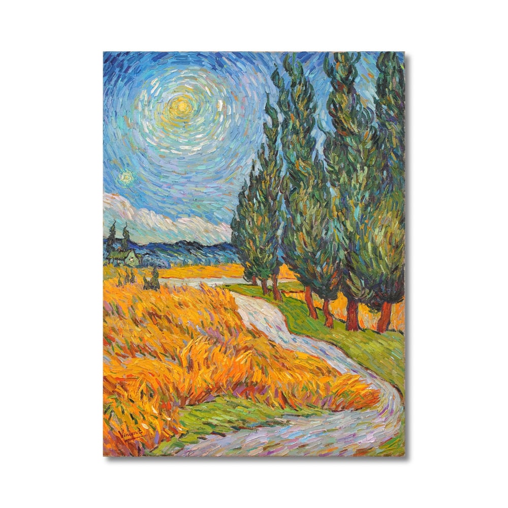 VINCENT VAN GOGH (1853-1890), ATTRIBUTED TO, OIL ON CANVAS: Signed (lower left) Image Dimensions: 31 1/2 x 23 5/8 in (80 x 60 cm) This painting comes with coa. Vincent van Gogh stands as one of the most profound and influential figures in the history of