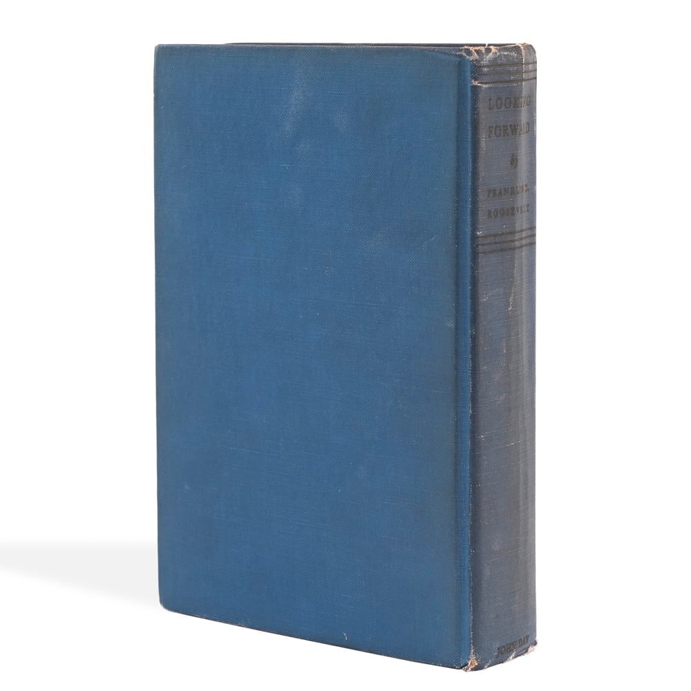 FRANKLIN D. ROOSEVELT SIGNED LOOKING FORWARD BOOK - 2