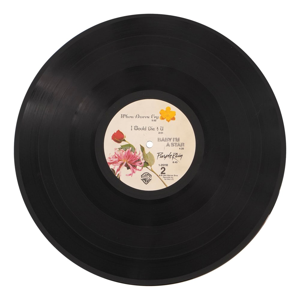 PRINCE SIGNED PURPLE RAIN LP - 6