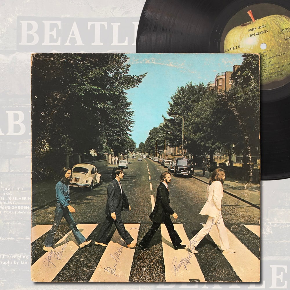 THE BEATLES FULLY SIGNED ABBEY ROAD LP (1 of 4)