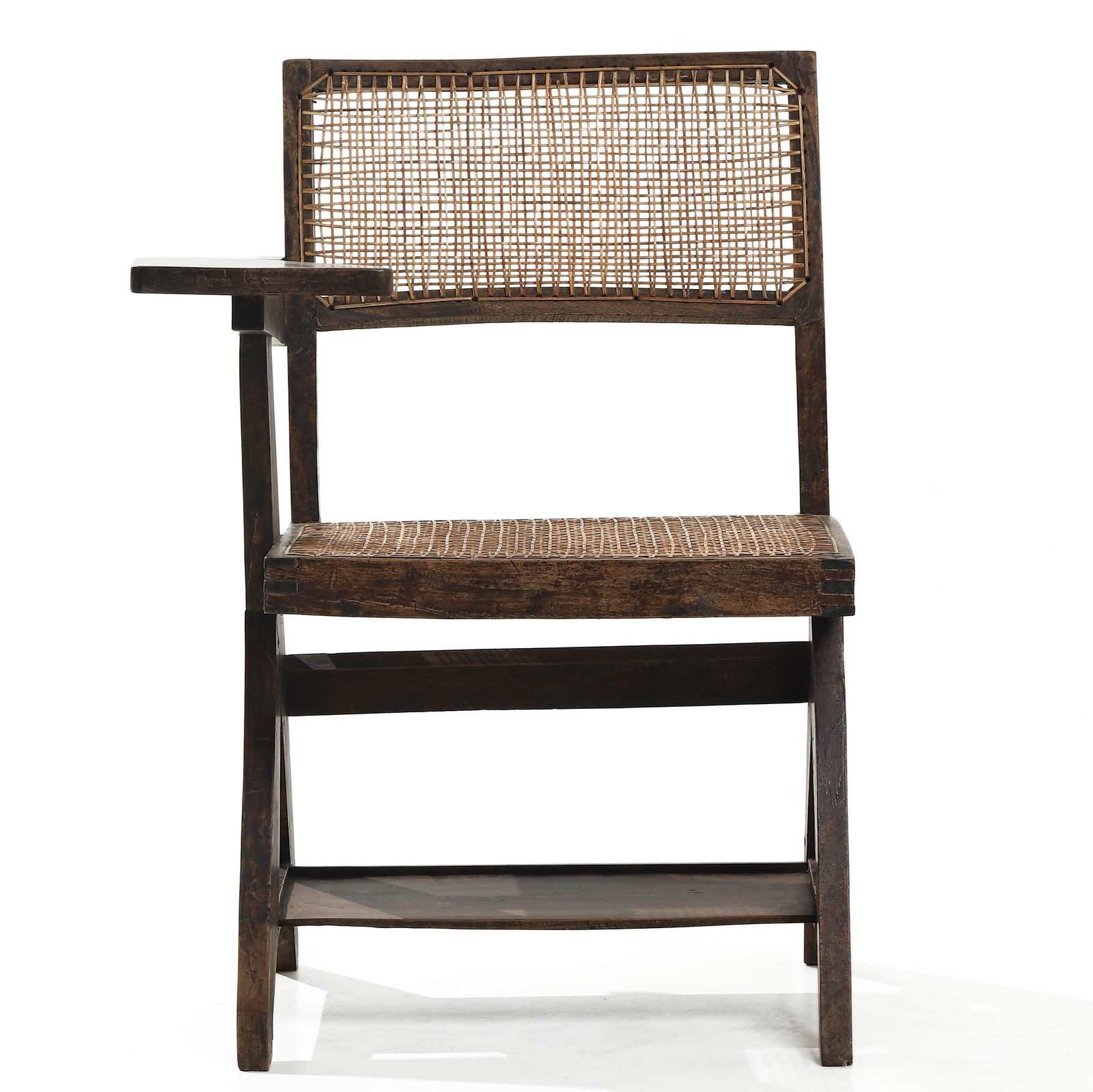 PIERRE JEANNERET “HANDWRITING“ CHAIR, TEAK - 4