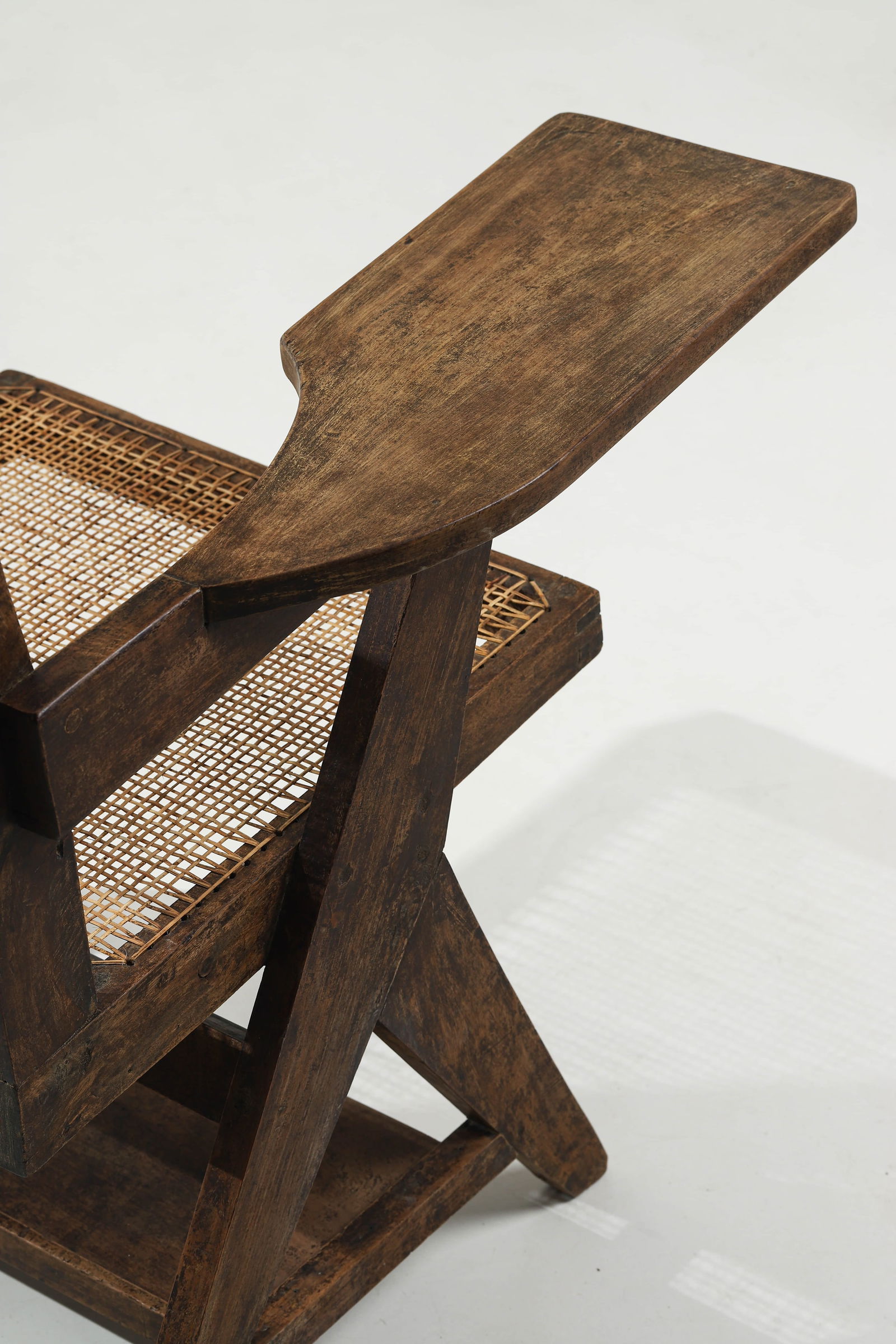 PIERRE JEANNERET “HANDWRITING“ CHAIR, TEAK - 6