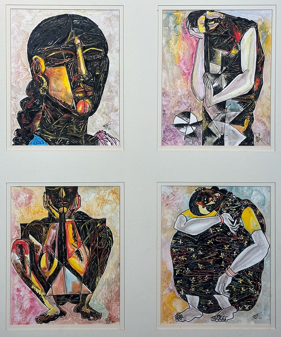 LAXMAN AELAY - UNTITLED (Set of 4) (1 of 2)