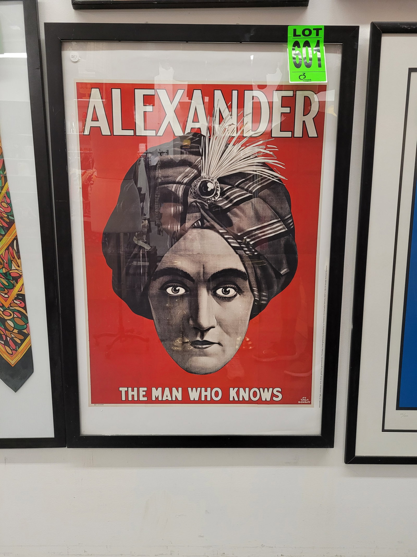 Framed Alexander The Man Who Knows Vintage Magician Poster High Quality Giclee Print: Framed Alexander The Man Who Knows Vintage Magician Poster High Quality Giclee Print