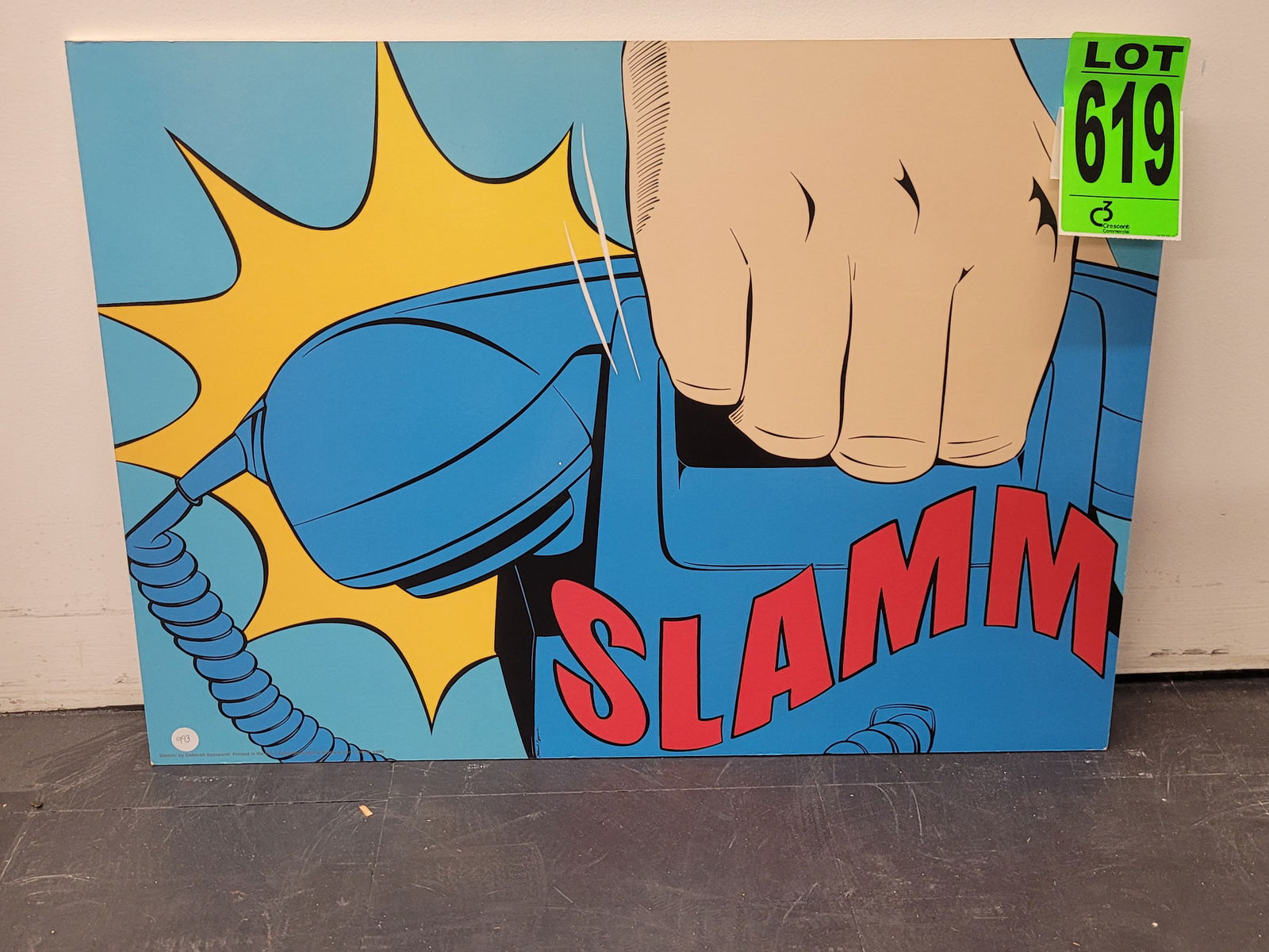 Deborah Azzopardi exhibition poster Slamm Telephone museum art print pop art poster (1 of 1)