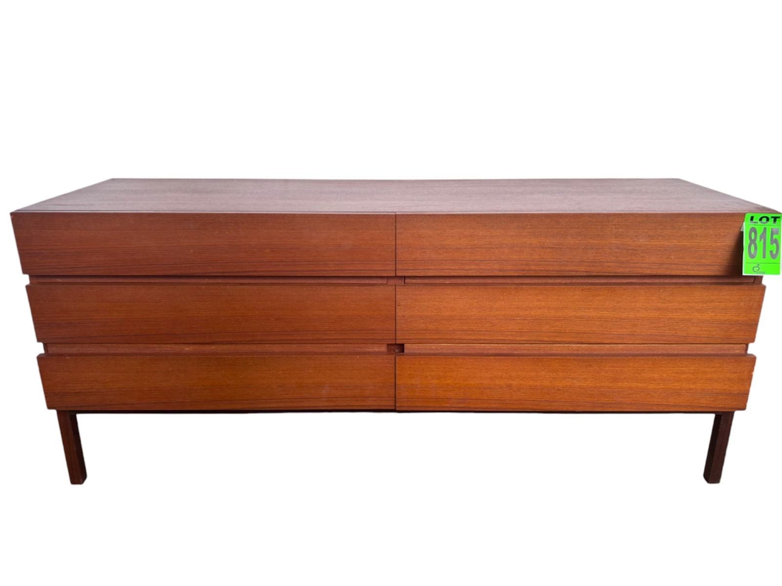 Mid century lowboy dresser: Mid century lowboy dresser, 63"L x 19"W x 27"H