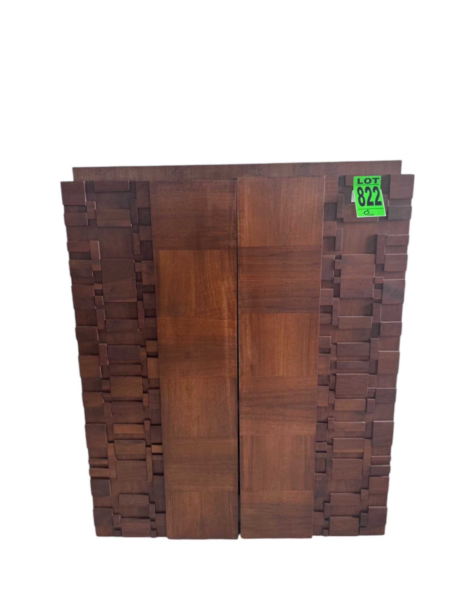 Paul Evans' Brutalist Walnut Cabinet (1 of 5)
