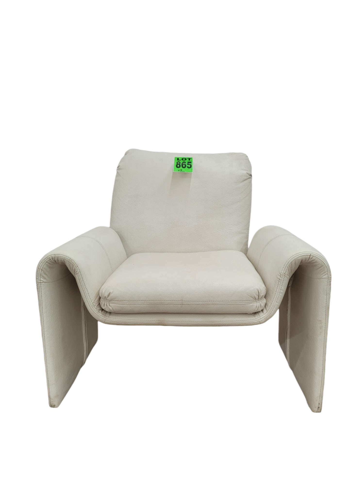 Post Modern waterfall club chair  (1 of 2)