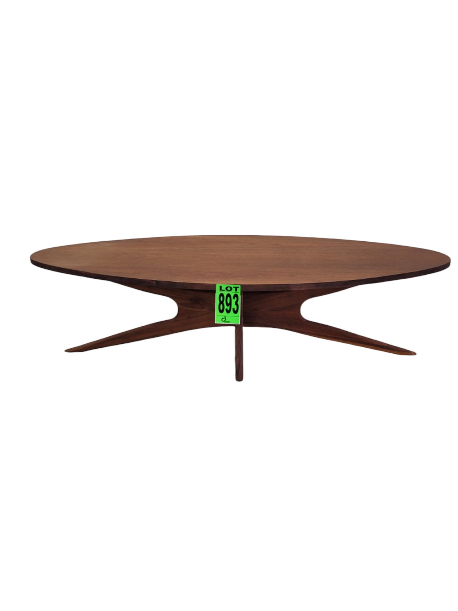 Sculptural Mid Century Modern Solid Walnut Coffee table (1 of 2)