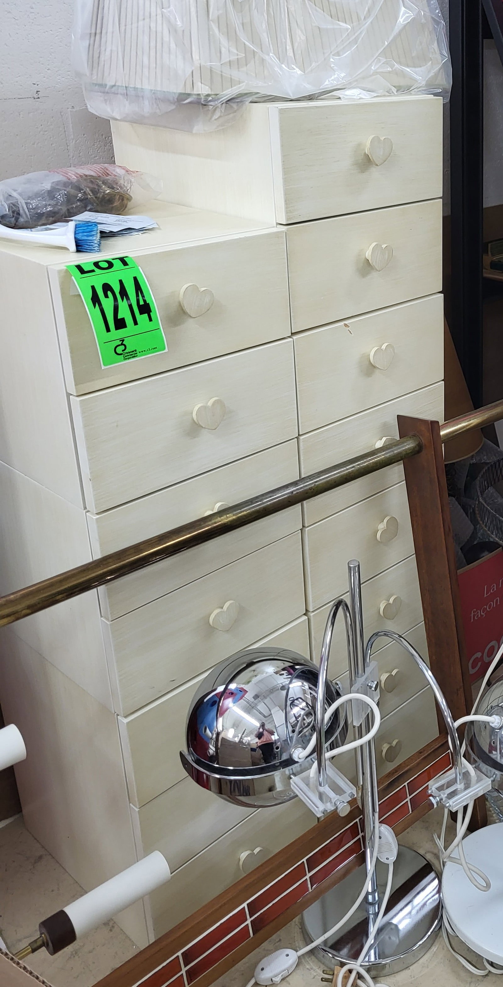 15-Drawer Storage Unit, Wood (1 of 1)